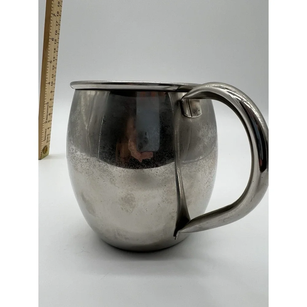 PATRON Silver Tequila - Moscow Mule Cocktail Metal Stainless Steel Mug‎ Cup